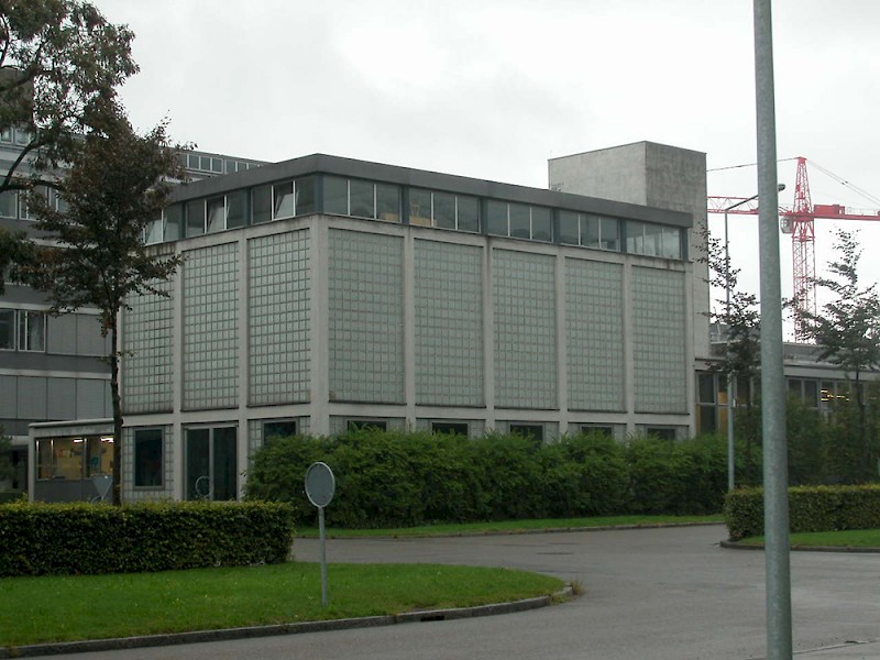 Denkmalgeschützter Bestand: Elektronenmikroskopie-Gebäude von A.H. Steiner