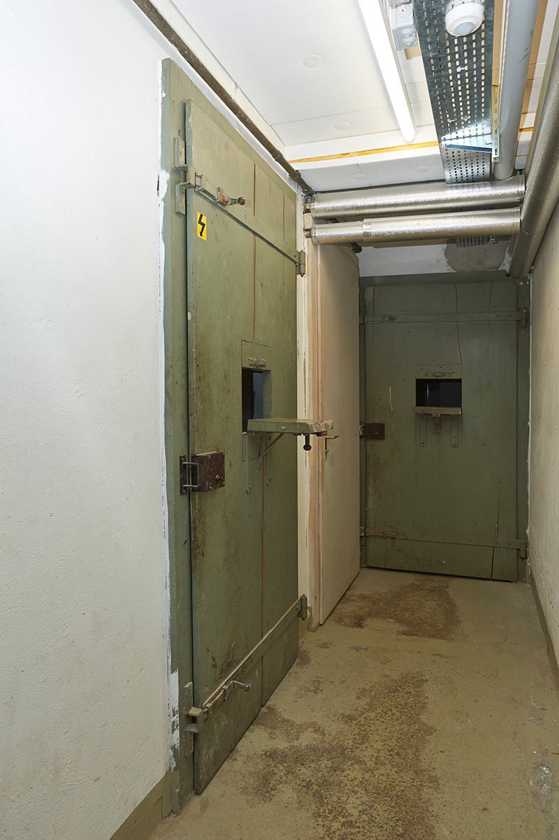 Ehemalige Gefängniszellen im UG